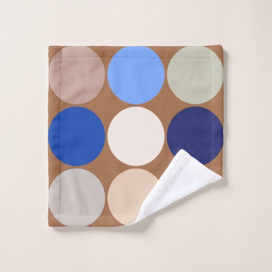 Giant Stippen uit de middeleeuwen, Taupe Tan, Beig Bad Handdoek (Wasdoekje)
