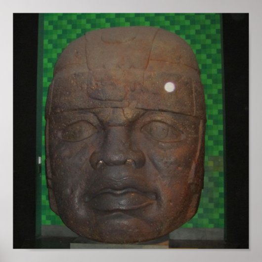 Giant Stone Head Poster (Voorkant)