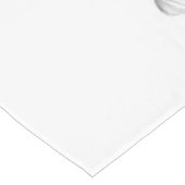 Giant Sunflower  Black and White Art Tafelkleed (Gekanteld)