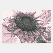 Giant Sunflower Blush Pink Decoupage Art Inpakpapier Vel (Voorkant 3)