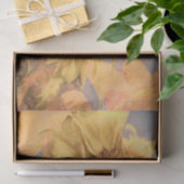 Giant Sunflower Country Yellow Grey Decoupage Art Tissuepapier (Geschenk)