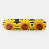 Giant Sunflower, geel bloespatroon Persoonlijk Skateboard (Horizontaal)