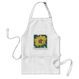 Giant Sunflower Gepersonaliseerd Schort