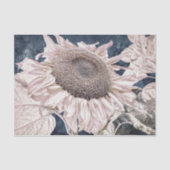 Giant Sunflower  Grey Sepia Decoupage Tissuepapier (Voorkant)