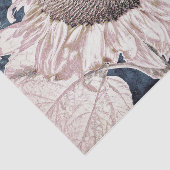 Giant Sunflower  Grey Sepia Decoupage Tissuepapier (Detail)