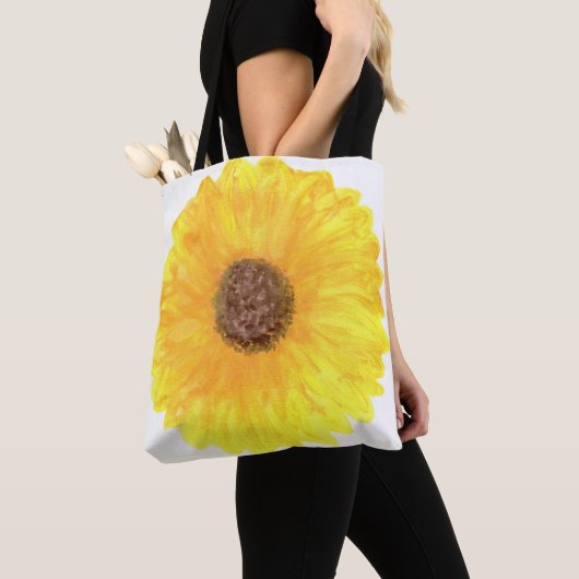 Giant Sunflower Grocery Bag Tote Bag (Dichtbij)