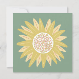 Giant Sunflower Kaart