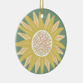 Giant Sunflower Keramisch Ornament (Rechts)