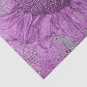 Giant Sunflower  Paarse Grijze textuur Tissuepapier (Detail)