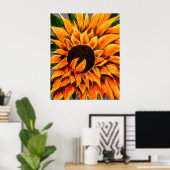Giant Sunflower Poster (Thuiskantoor)