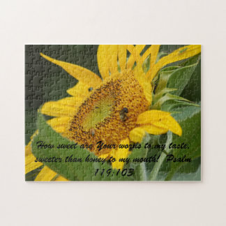 Giant Sunflower Puzzle Legpuzzel