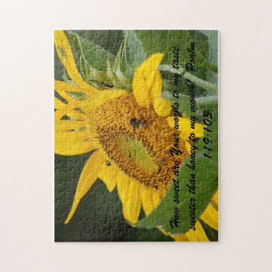 Giant Sunflower Puzzle Legpuzzel (Verticaal)