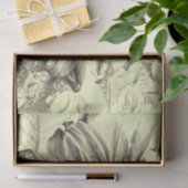 Giant Sunflower  Retro Yellow Decoupage Tissuepapier (Geschenk)