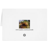 Giant Sunflower Seeding Dying Herfst Wenskaart (Achterkant Horizontaal)