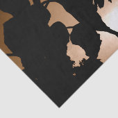 Giant Sunflower Sepia Brown ontkoppeling Tissuepapier (Detail)