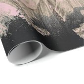 Giant Sunflower Sepia Pink Black Vignette Cadeaupapier (Rol Hoek)