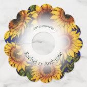 Giant Sunflower Wijnglaslabel (Voorkant)