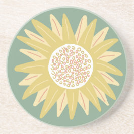 Giant Sunflower Zandsteen Onderzetter