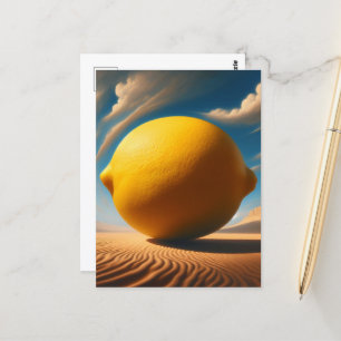 Giant Surreal Lemon Briefkaart