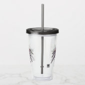 Giant Tarantula Creepy Pen en inkttekening Acryl Drinkbeker (Rechts)