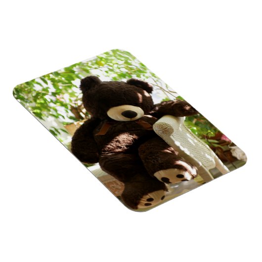 Giant Teddy Bear Relaxing in Paradise Magneet (Rechterzijde)