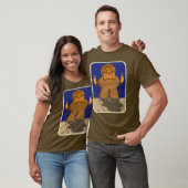 Giant Tiki Game Piece Cartoon Kunst T-shirt (Unisex)
