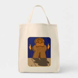 Giant Tiki Game Piece Cartoon Kunst Tote Bag