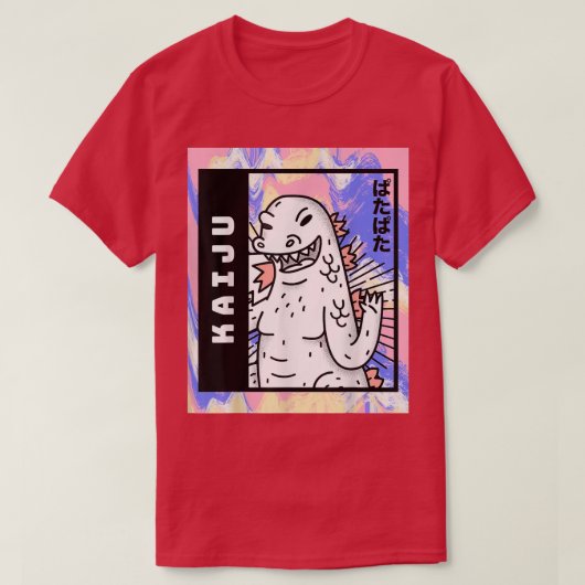 Giant Tokyo Japan Kaiju Strange Createst Monster A T-shirt (Design voorkant)