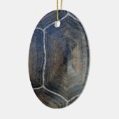 Giant tortoise shell detail Galapagos Keramisch Ornament (Links)