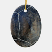 Giant tortoise shell detail Galapagos Keramisch Ornament (Voorkant)