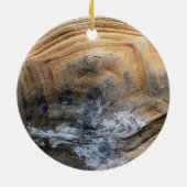 GIANT TORTOISE SHELL KERAMISCH ORNAMENT (Achterkant)