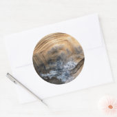 GIANT TORTOISE SHELL RONDE STICKER (Envelop)