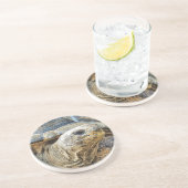 GIANT TORTOISE ZANDSTEEN ONDERZETTER (Zijkant)