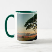 Giant Tree in a Wind Farm Landscape View Mok (Links)