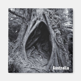 Giant Tree, Tree Hugger, Australië (Fridge Magnet) Magneet