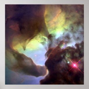 Giant twister Lagoon Nebula M8 Poster