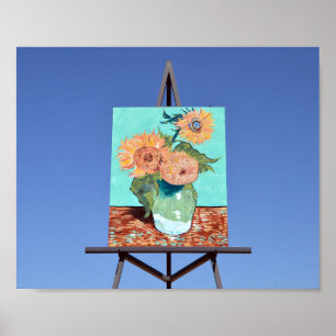 Giant Van Gogh Sunflower Poster