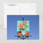 Giant Van Gogh's Sunflower Artwork, Goodland, KS Briefkaart (Voorkant / Achterkant)