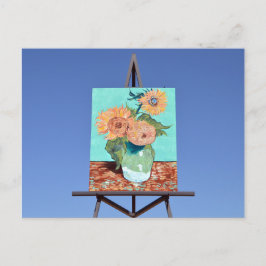 Giant Van Gogh's Sunflower Artwork, Goodland, KS Briefkaart