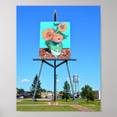 Giant Van Gogh's Sunflower Artwork, Goodland, KS Poster (Voorkant)