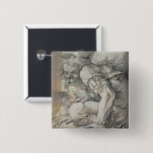 Giant Vierkante Button 5,1 Cm (Voorkant /achterkant)