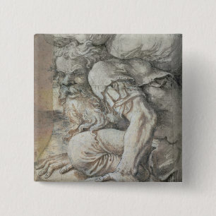 Giant Vierkante Button 5,1 Cm