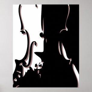 Giant Violin 16 x 20 Poster