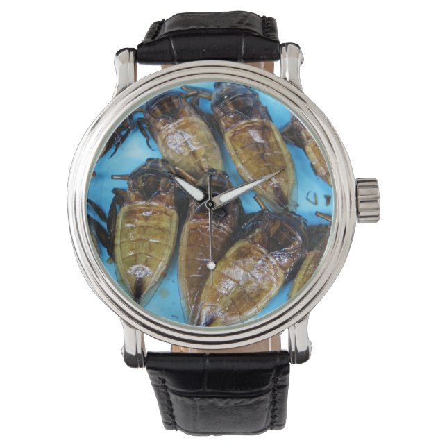 Giant Water Bug (Maeng Daa) ... Aziatische levensm Horloge (Voorkant)