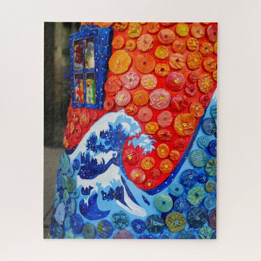 Giant Wave Jigzaag Puzzle Legpuzzel (Verticaal)
