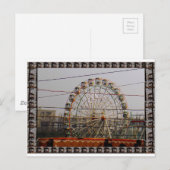 Giant Wheel Rides New Delhi India Craft Festivals Briefkaart (Voorkant / Achterkant)