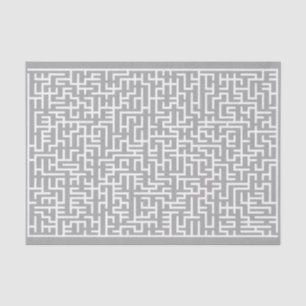 Giant White Maze Tissuepapier