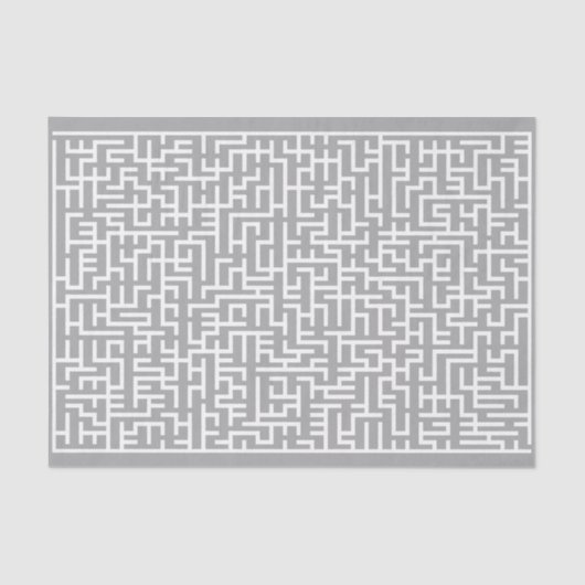 Giant White Maze Tissuepapier (Voorkant)