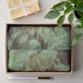 Giant Yellow Sunflower Brown Texture Decoupage Tissuepapier (Geschenk)