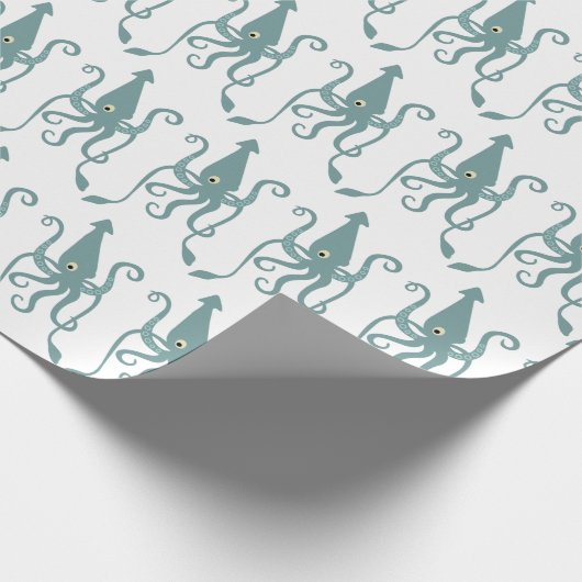 Giant Zee Squid Cadeaupapier (Hoek)